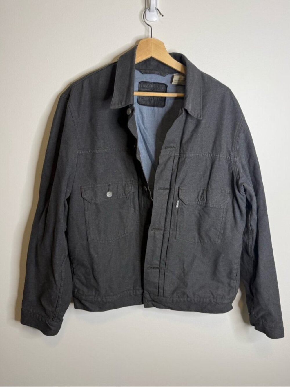 Levi's Charcoal Gray Lightweight Jacket size large